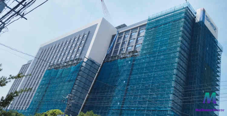 ザ ロイヤルパークホテル 舞浜リゾート 東京ベイ2025年5月の状況斜めから撮影