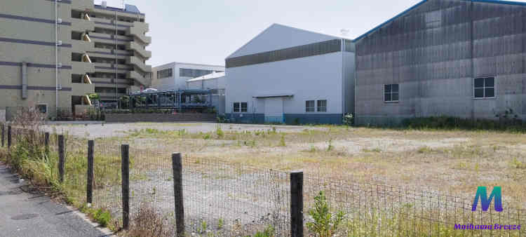 消防署舞浜出張所建設予定地全景